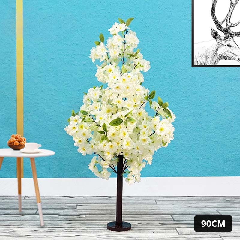 Arbre Cerisier Artificiel Blanc 90cm