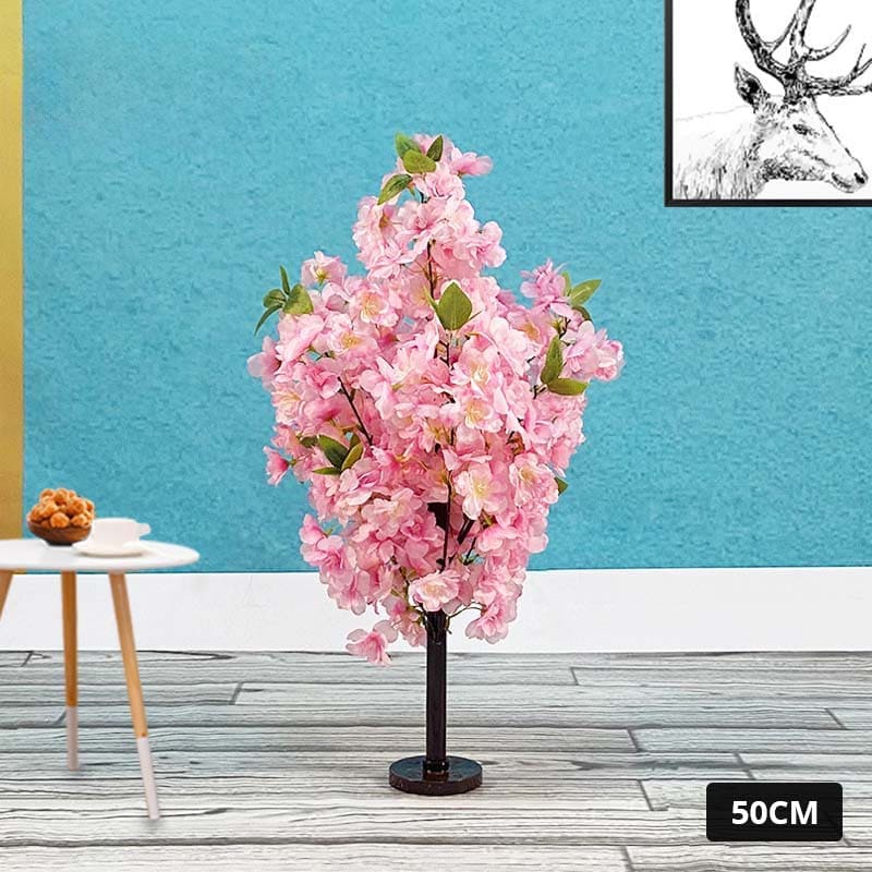 Arbre Cerisier Artificiel Rose 50cm