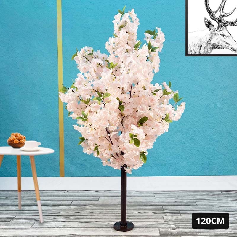 Arbre Cerisier Artificiel Rose Clair 120cm