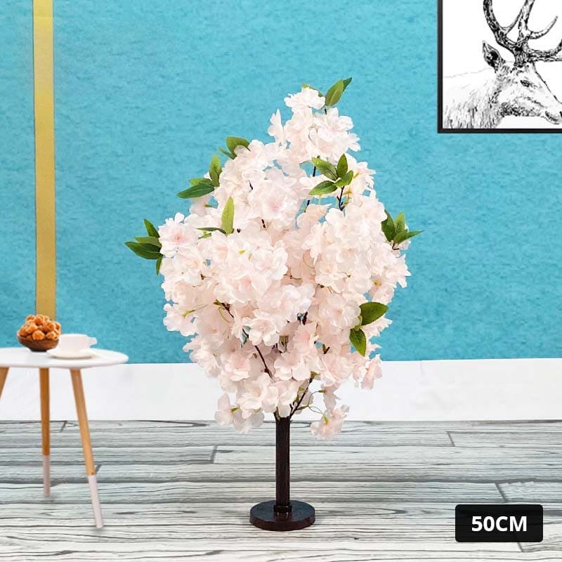 Arbre Cerisier Artificiel Rose Clair 50cm