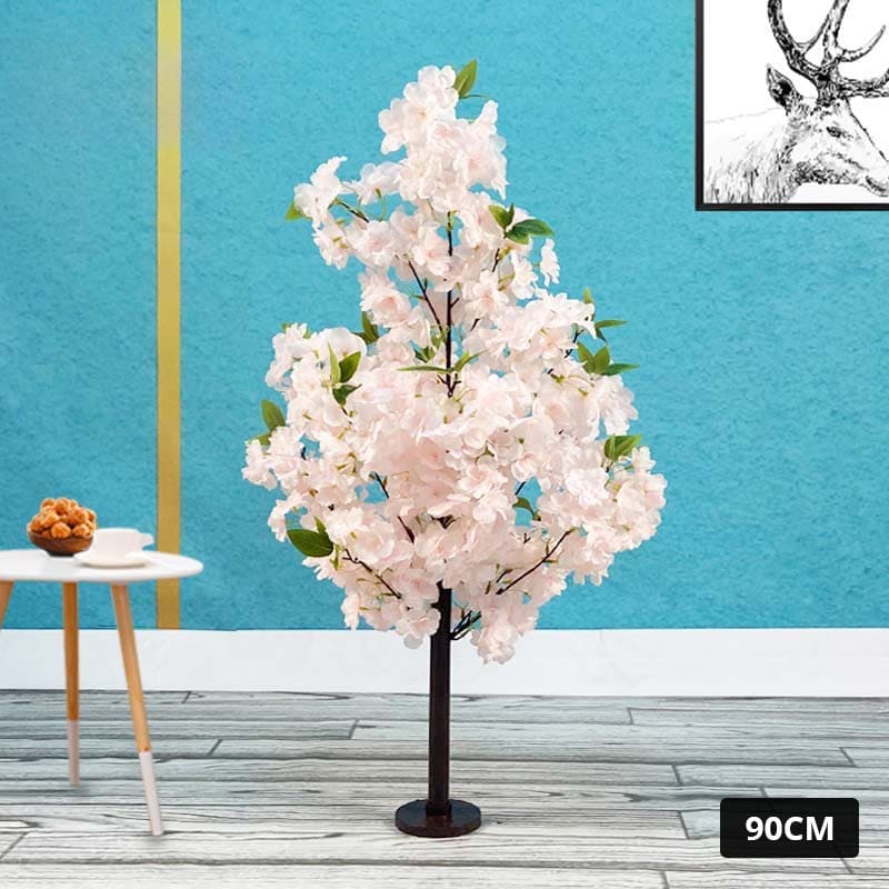 Arbre Cerisier Artificiel Rose Clair 90cm