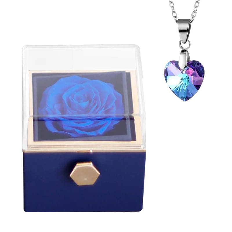Bijoux Saint Valentin - Rose Éternelle Collier