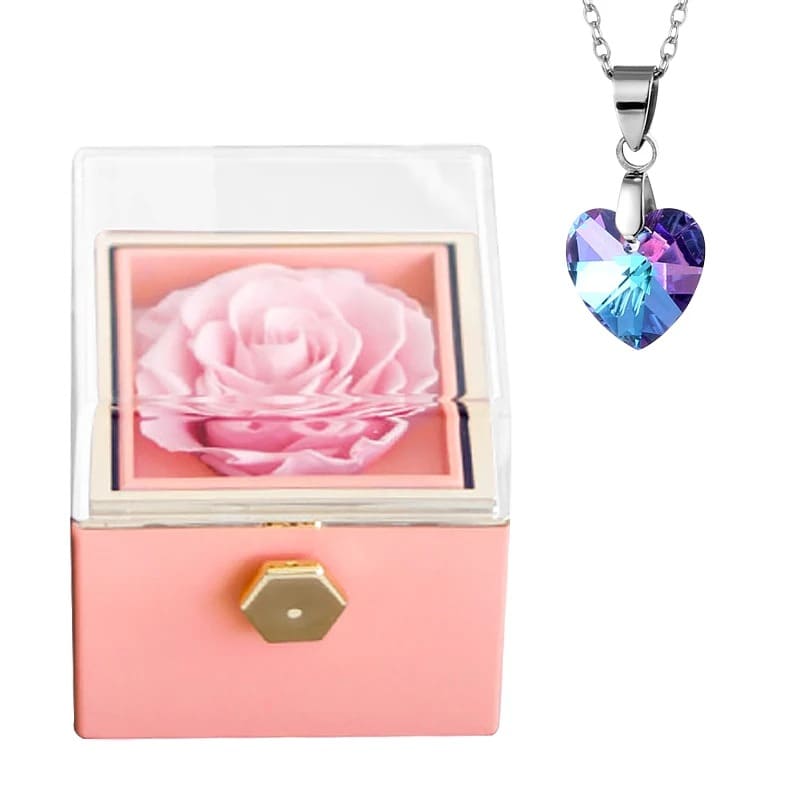 Bijoux Saint Valentin - Rose Éternelle Rose