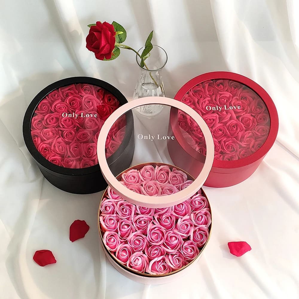 Boîte Roses Éternelles Saint-Valentin