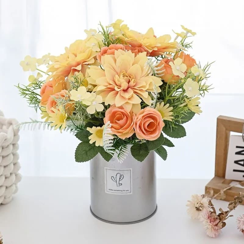 Bouquet Fausses Fleurs Déco