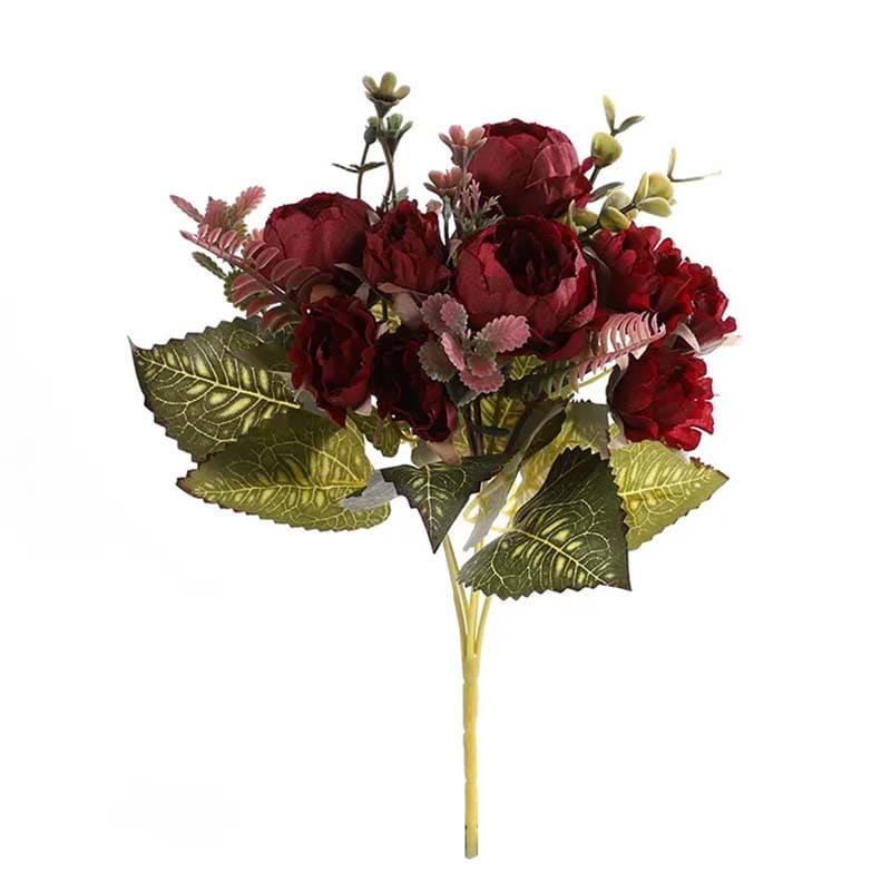 Bouquet Fleurs Artificielles Cimetière Branche