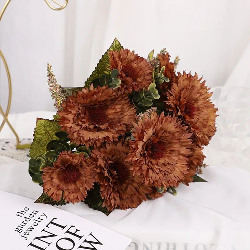 Bouquet Gerbera Marron