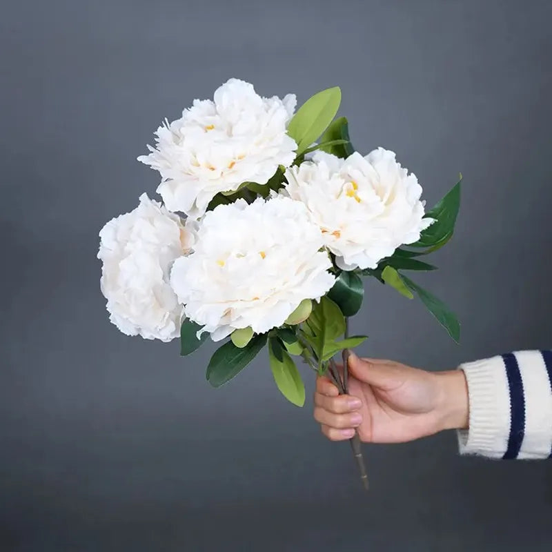 Bouquet Pivoines de Chine Champagne