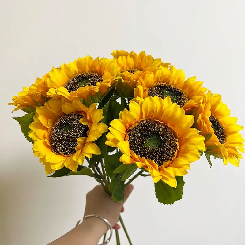 Bouquet Tournesol Artificiel 10 Fleurs