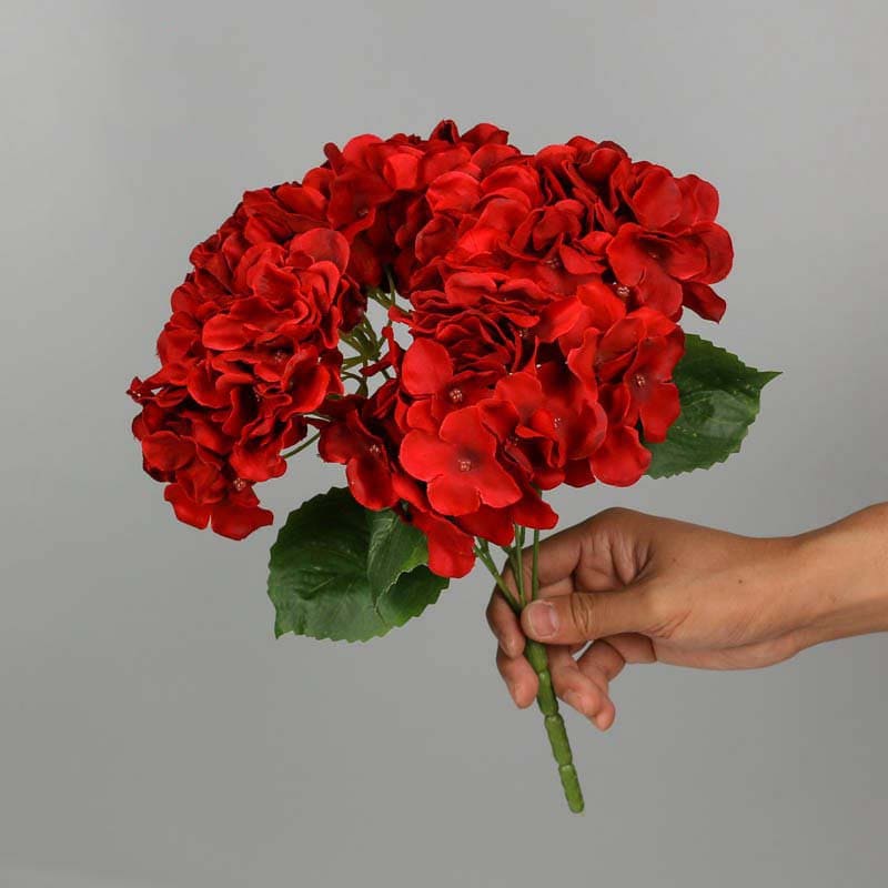 Bouquet d'Hortensia Rouge