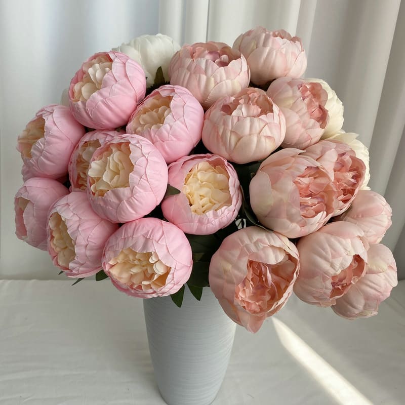 Bouquet de 10 Pivoines Artificielles Déco