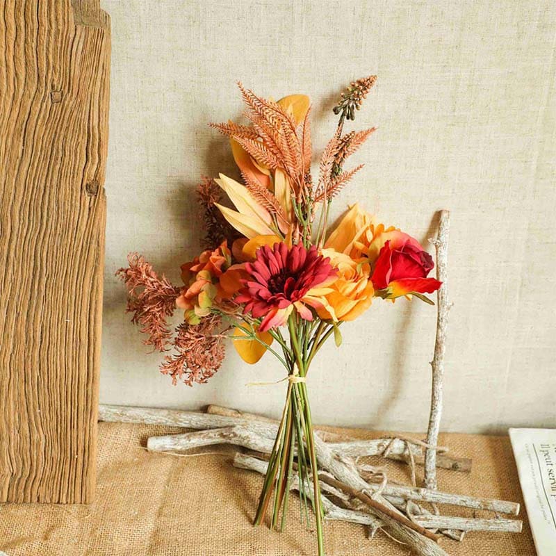 Bouquet de Fleurs Automne Artificiel