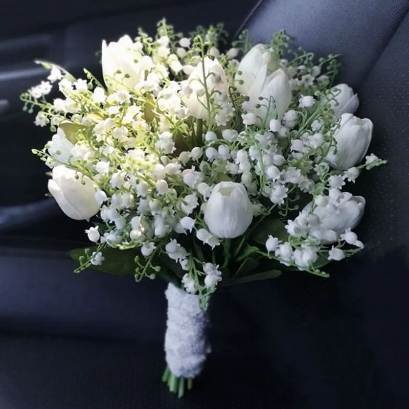 Bouquet de Fleurs Mariage Tulipes