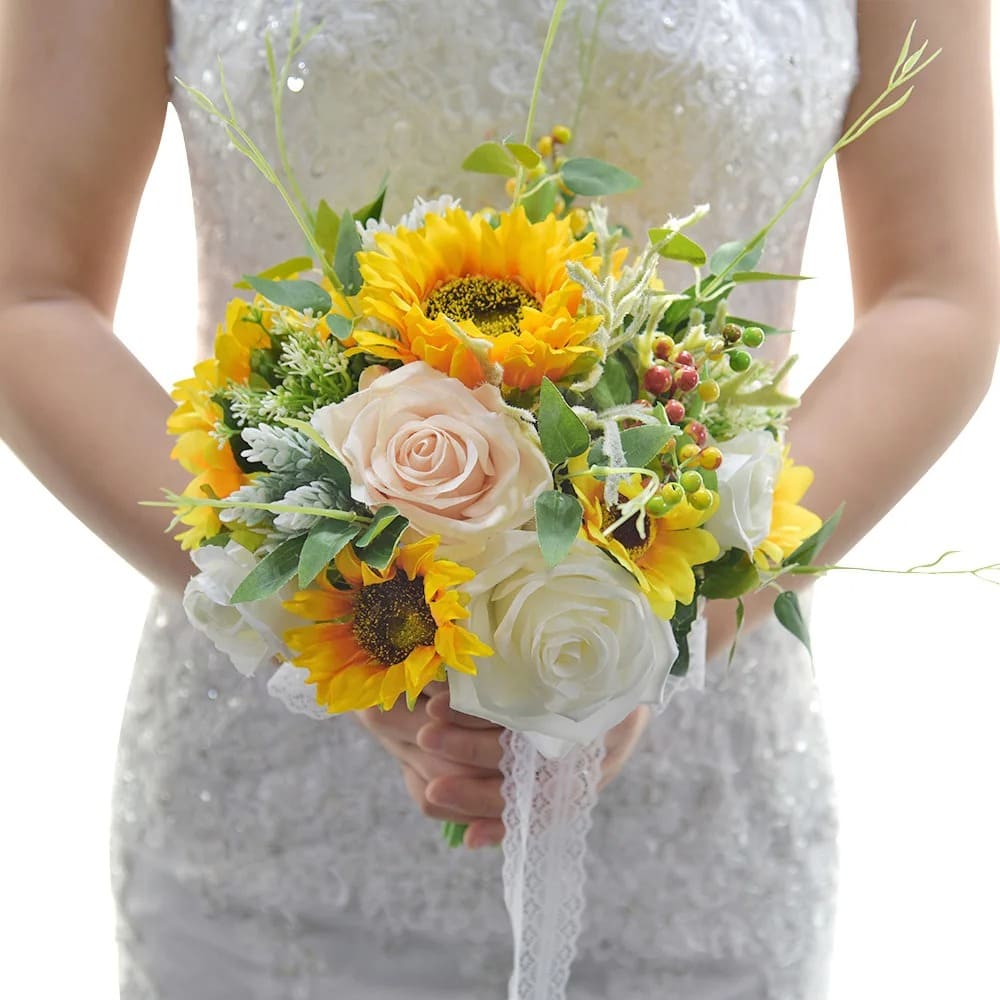 Bouquet de Mariée Artificiel Fleur