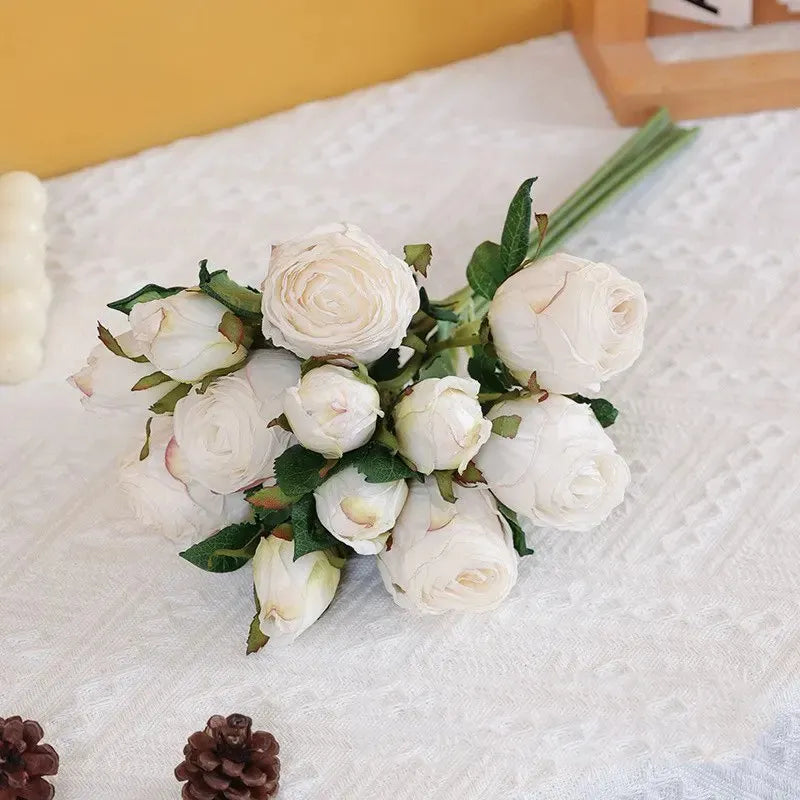 Bouquet de Roses Anciennes Artificielles