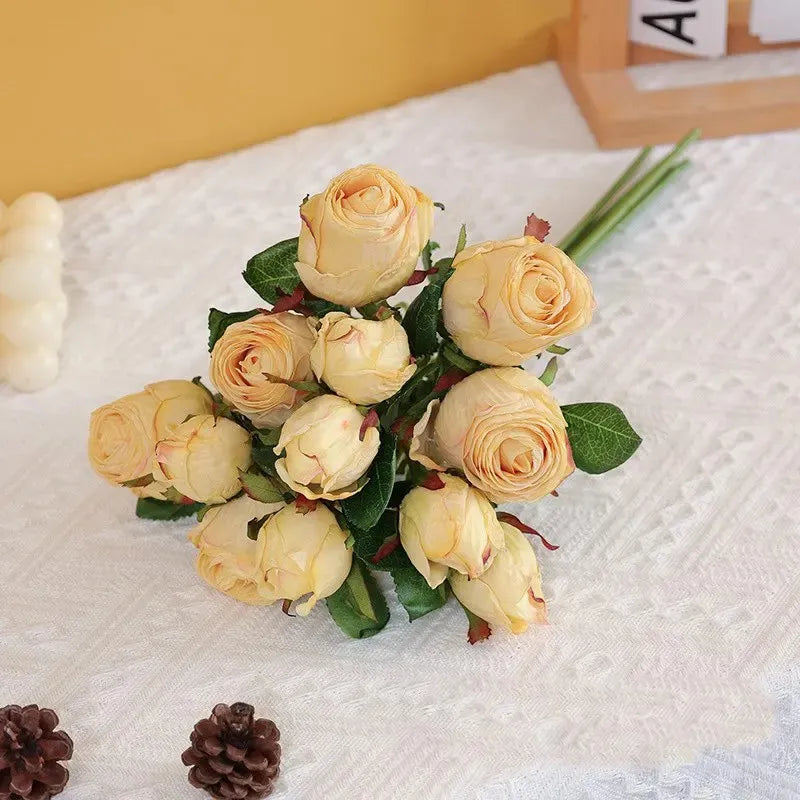 Bouquet de Roses Anciennes Artificielles