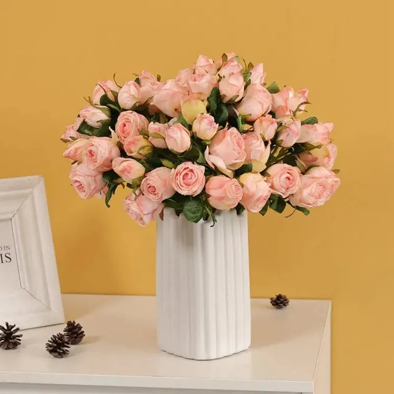 Bouquet de Roses Anciennes Artificielles