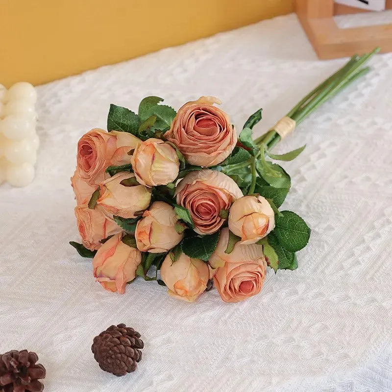 Bouquet de Roses Anciennes Artificielles