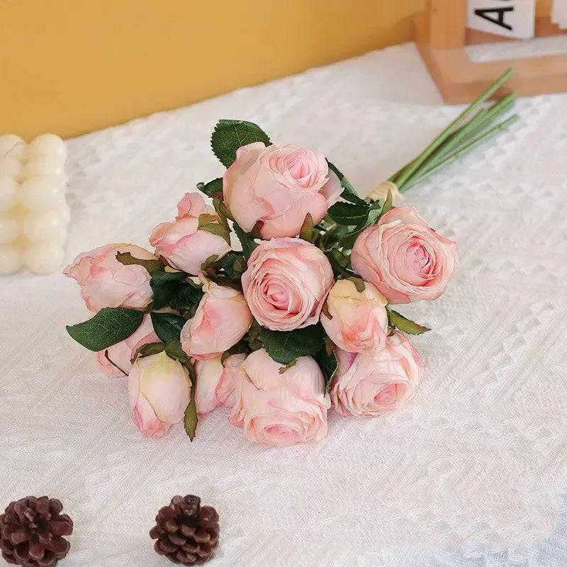Bouquet de Roses Anciennes Artificielles