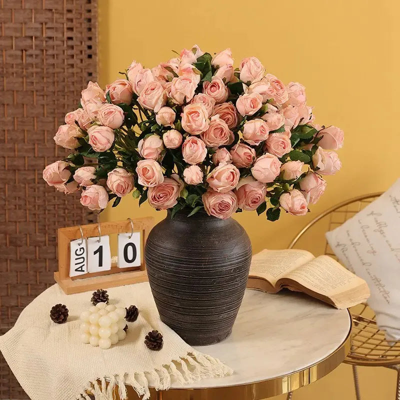 Bouquet de Roses Anciennes Artificielles