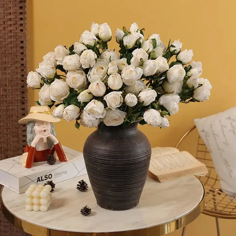 Bouquet de Roses Anciennes Artificielles