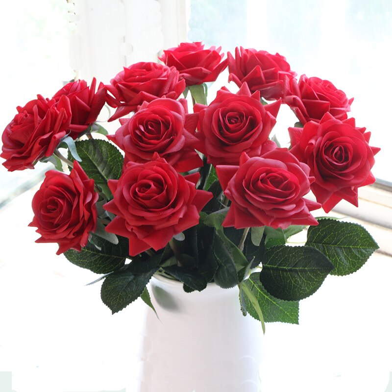 Bouquet de Roses Artificielles Déco