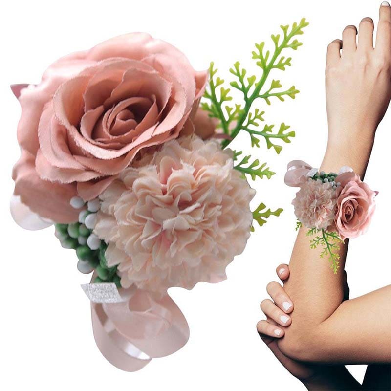 Bracelet Fleur Mariage Chocolat