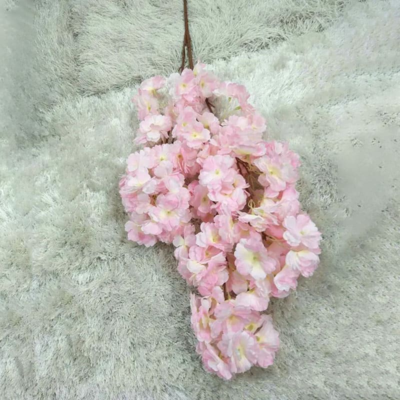 Branche Fleur de Cerisier Rose Clair