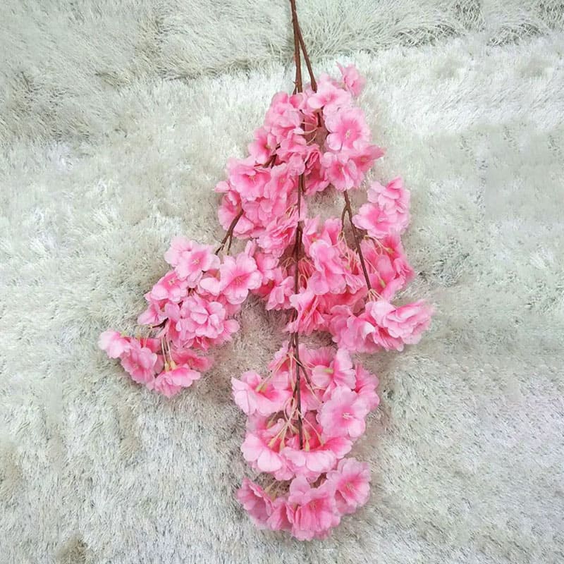 Branche Fleur de Cerisier Rose