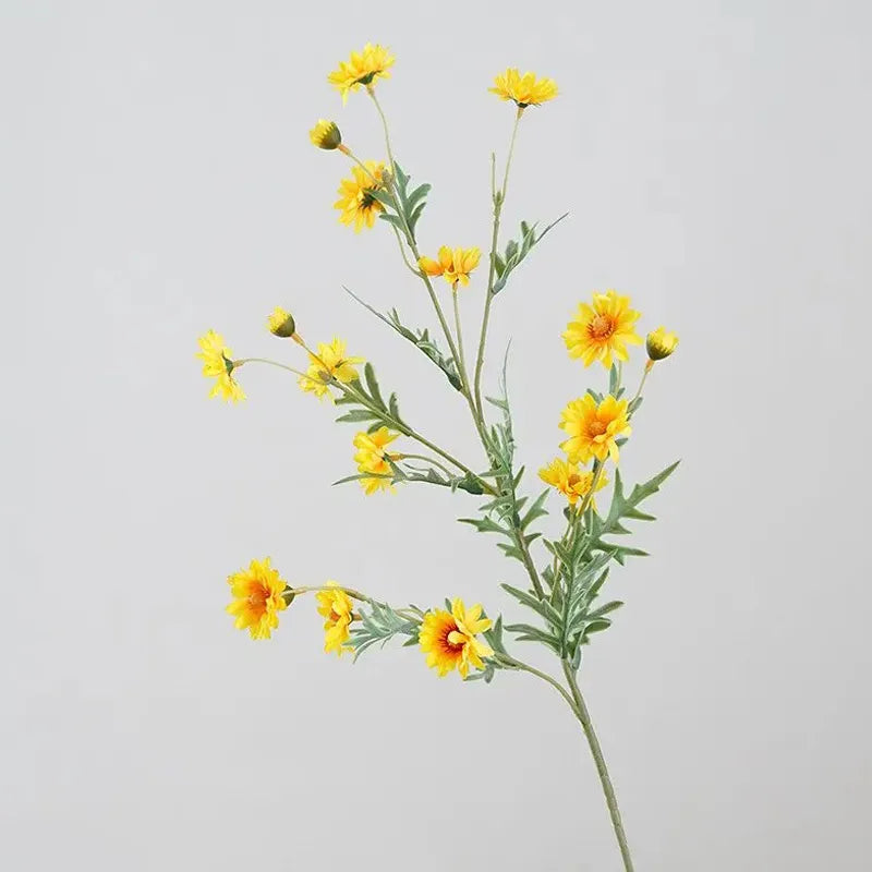 Branche Marguerite Artificielle Jaune