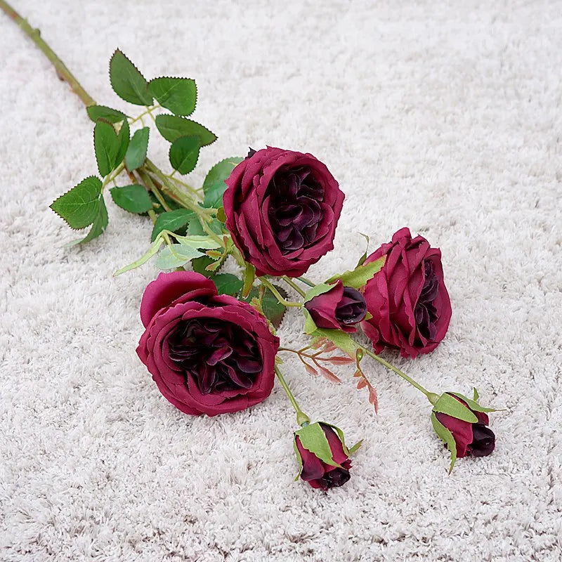 Branche Roses Artificielles