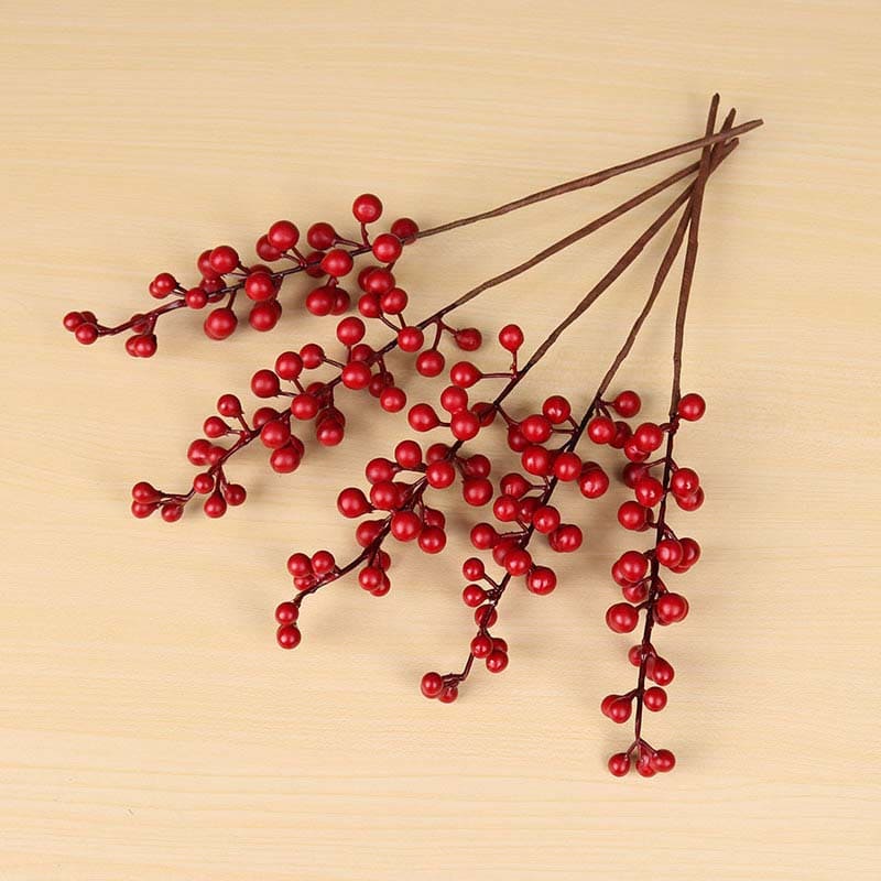 Branches de Houx Rouge Foncé
