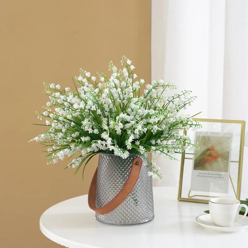 Brin de Muguet Artificiel Vase