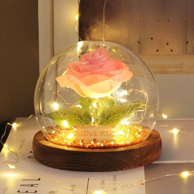 Cadeau Rose Éternelle Rose