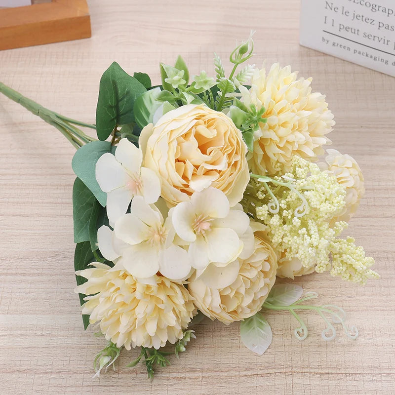 Composition Bouquet de Fleurs Artificielles