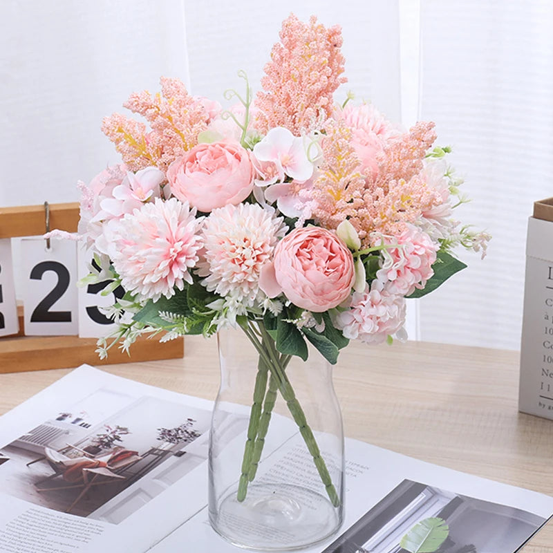 Composition Bouquet de Fleurs Artificielles