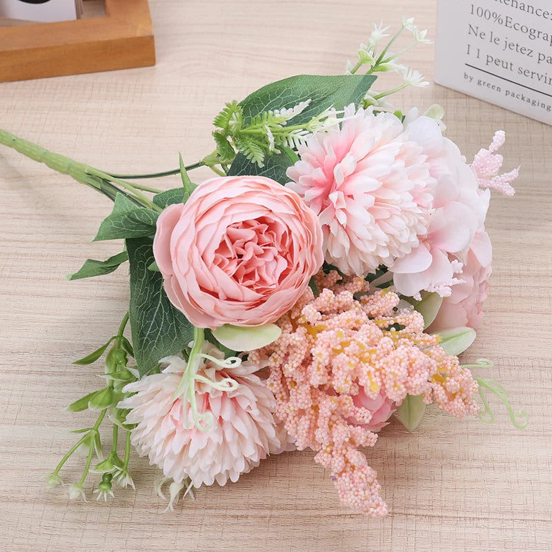 Composition Bouquet de Fleurs Artificielles