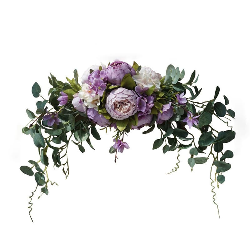 Composition Fleurs Artificielles Violet