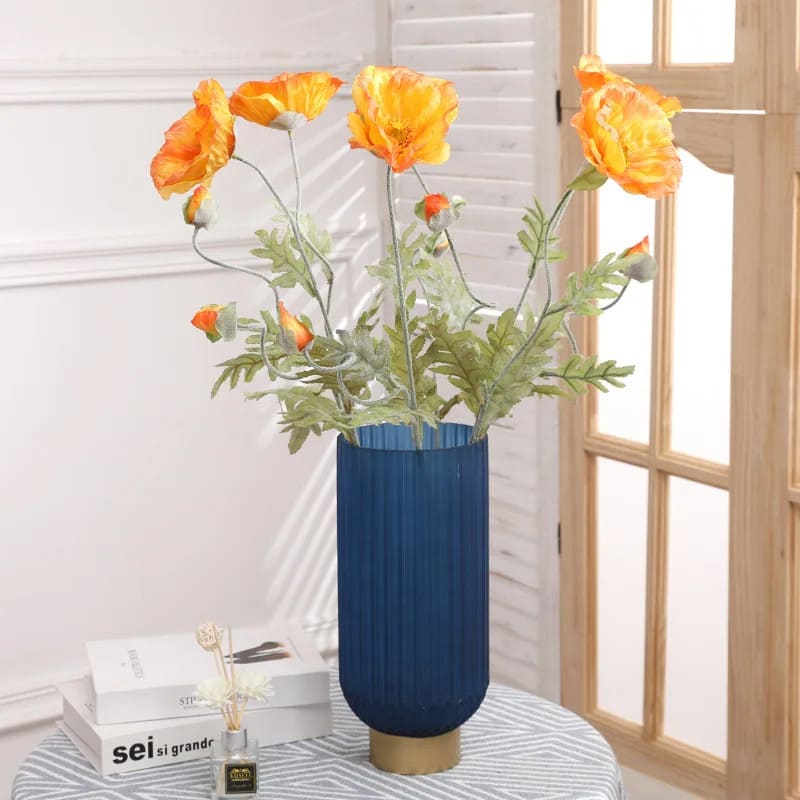 Coquelicot Artificiel Vase