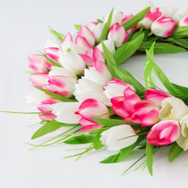 Couronne de Fleurs Artificielles