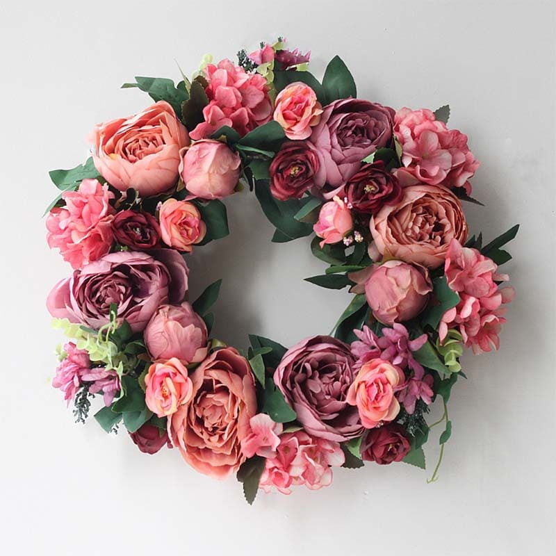 Couronne de Pivoines Foncé
