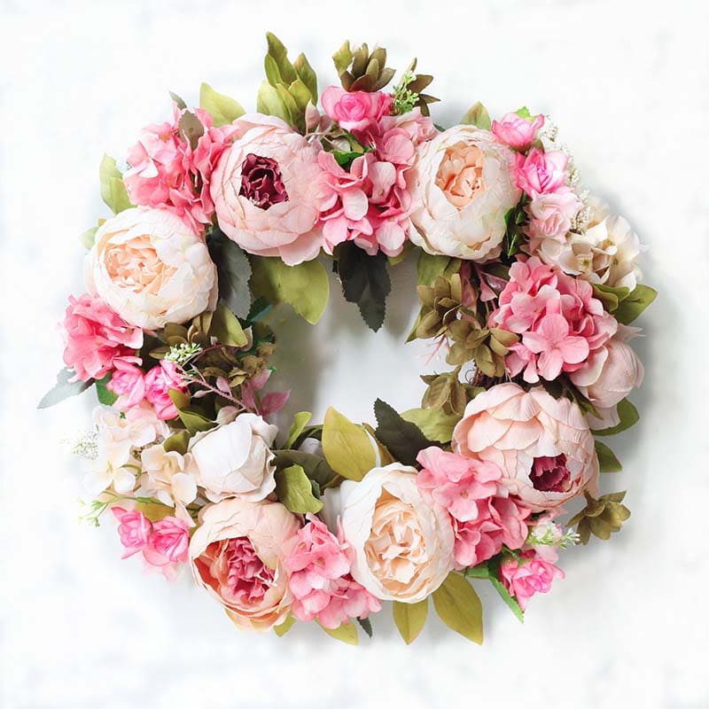 Couronne de Pivoines Rose