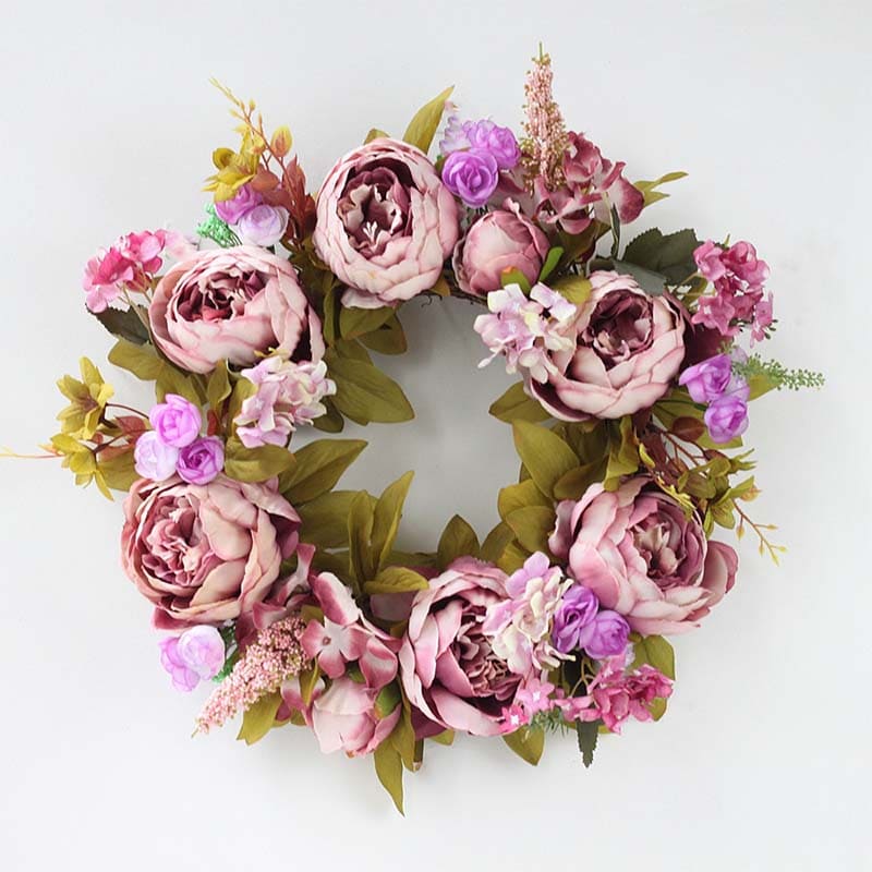 Couronne de Pivoines Violet