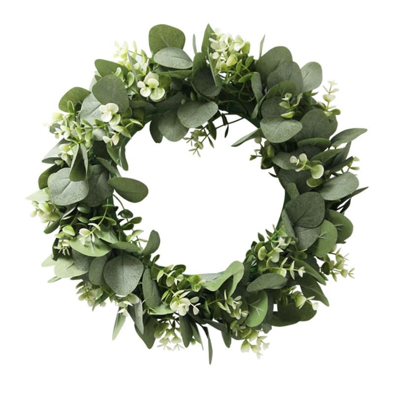 Couronne de Feuilles d'Eucalyptus Noël