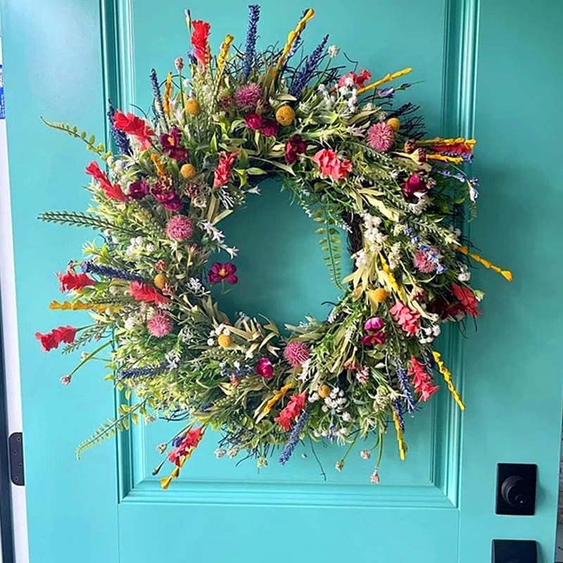 Couronnes Fleurs Séchées Artificielles