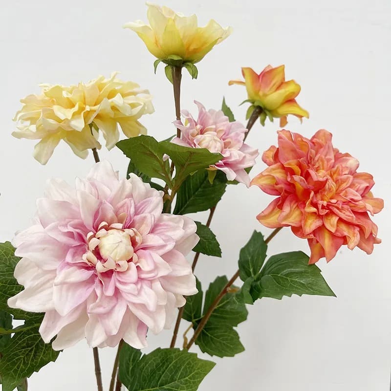 Dahlia Artificiel Arrangement Floral