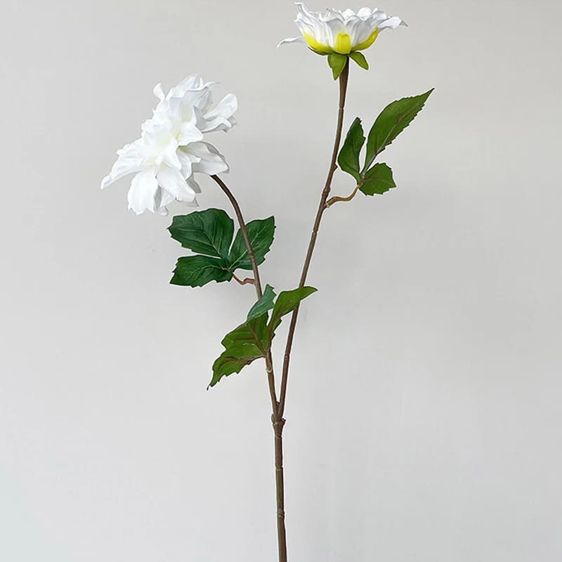 Dahlia Artificiel Blanc