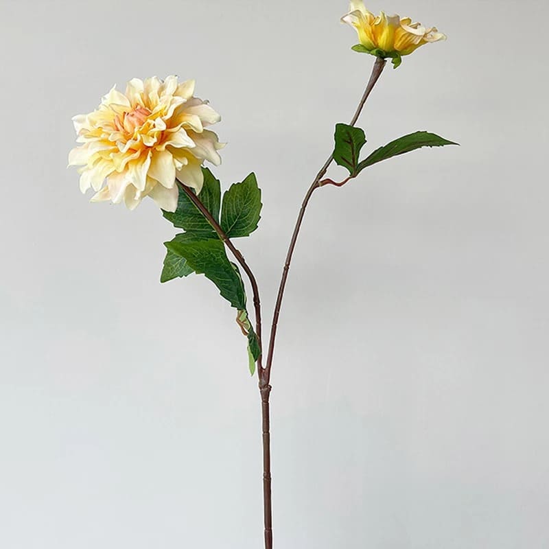 Dahlia Artificiel Jaune