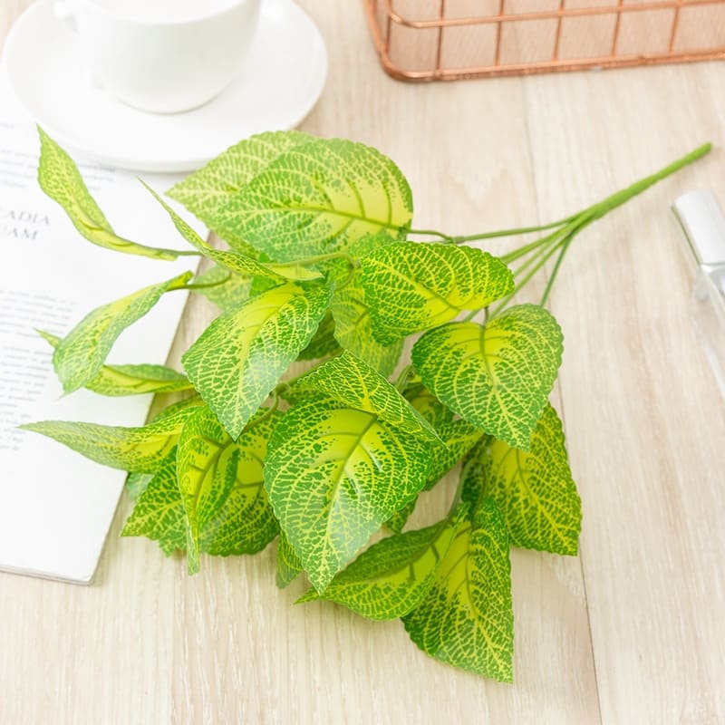 Déco Fausse Plante Vert et Vert Clair