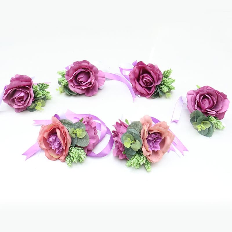 Décoration Voiture Mariage Fleurs Mauve